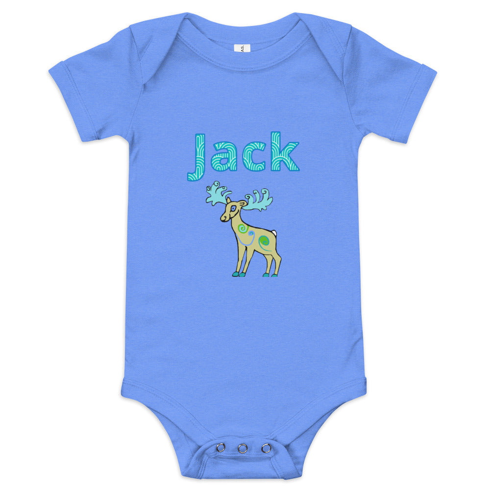Jack Personalized Baby short sleeve one piece