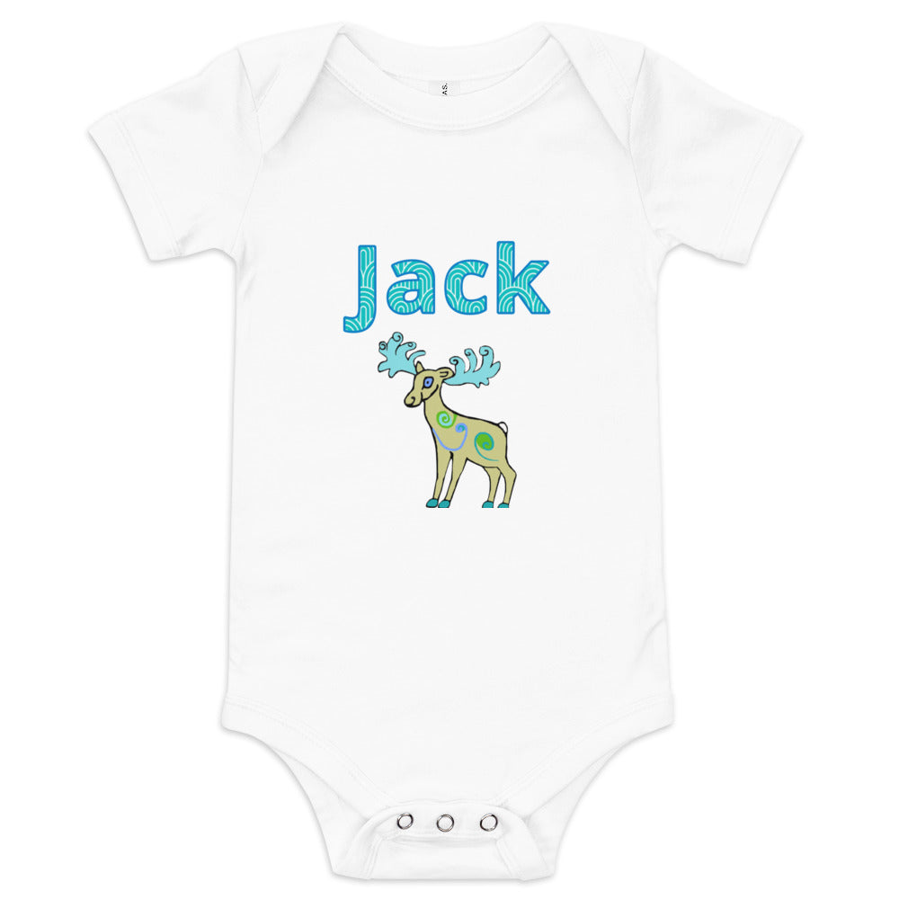 Jack Personalized Baby short sleeve one piece