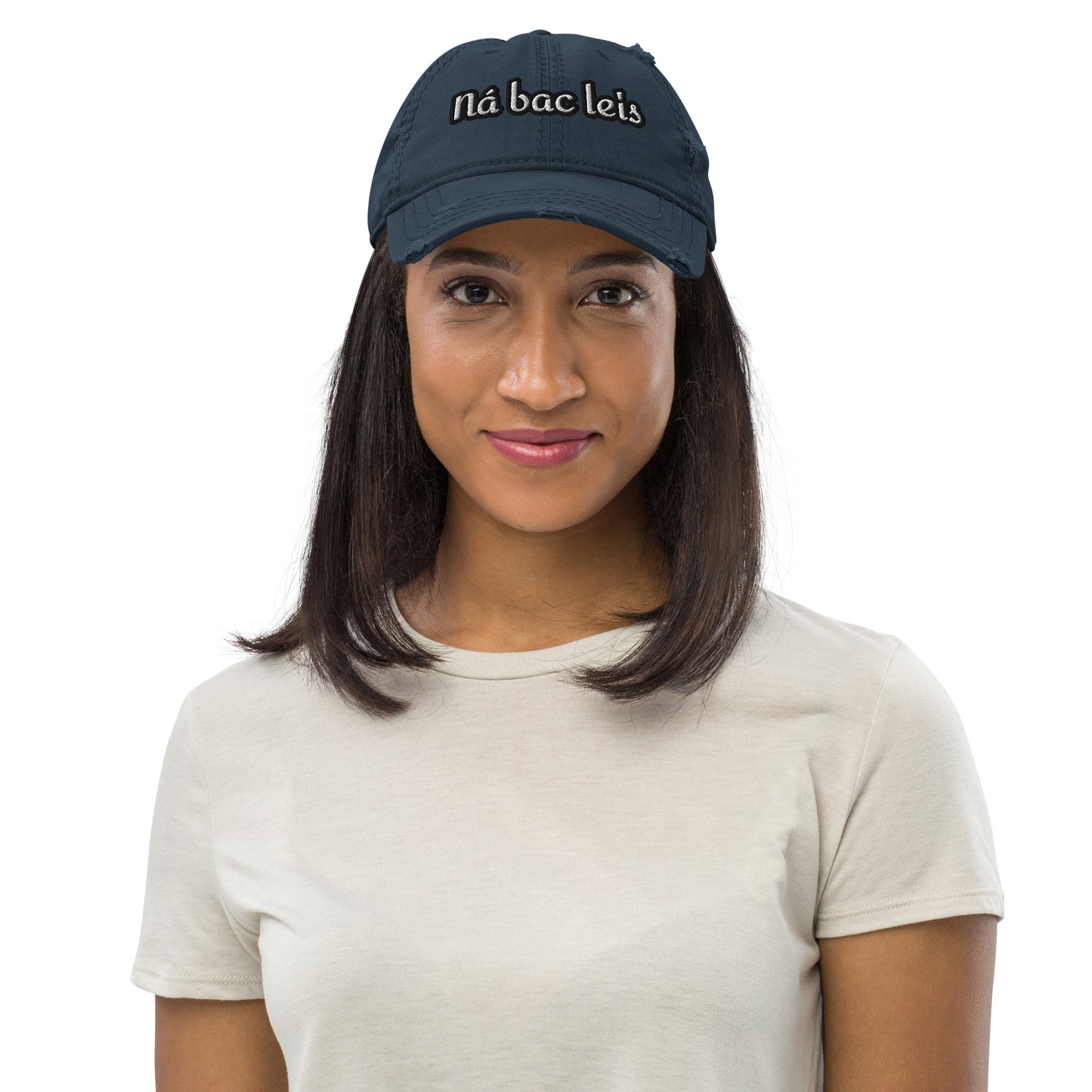 Ná bac leis (Don't worry) Irish Language Distressed Dad Hat
