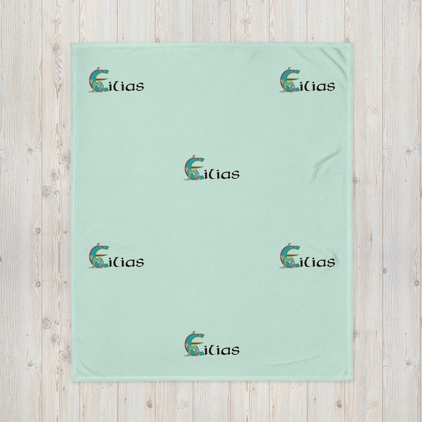 Éilias (Elijah) - Personalized Blanket with Irish name Éilias
