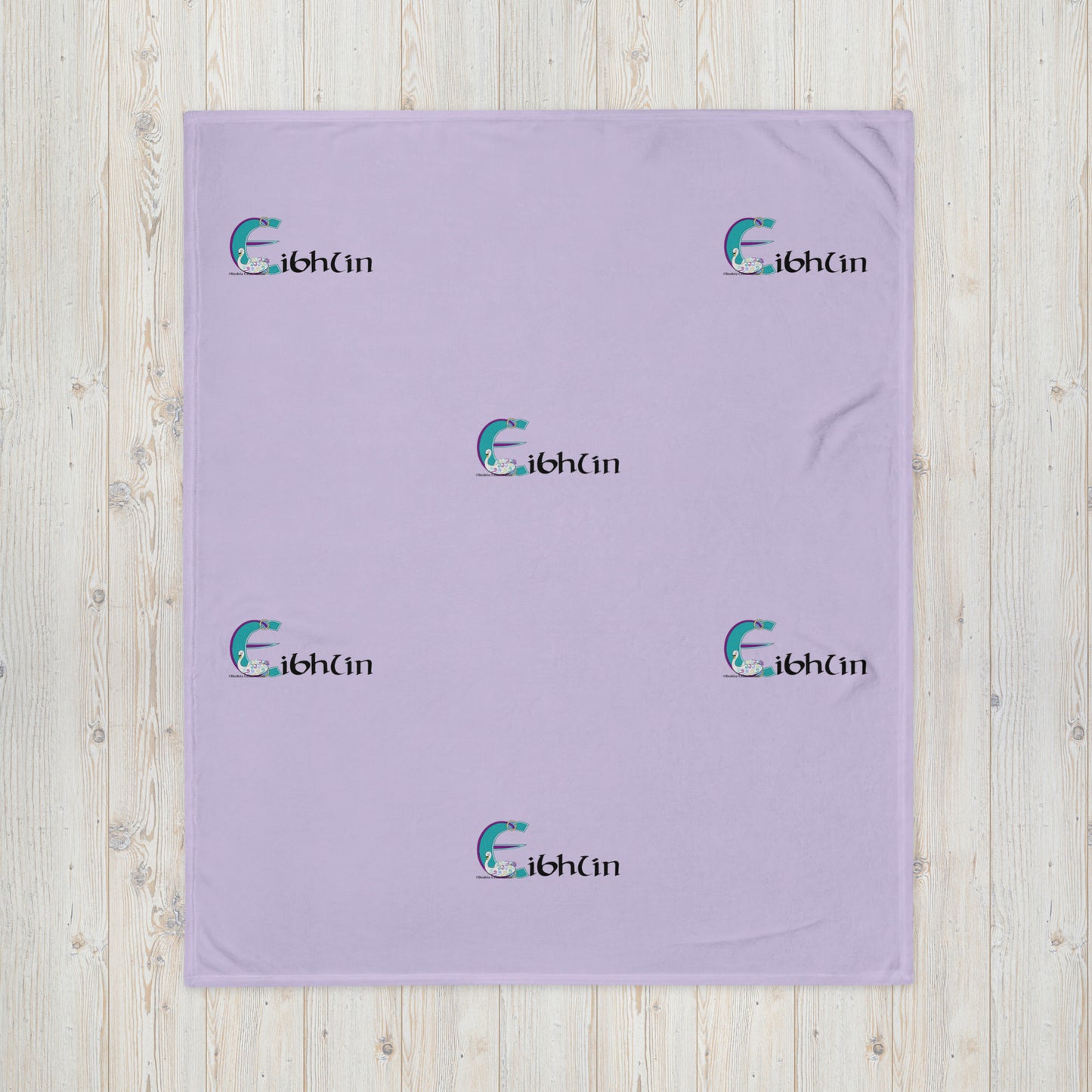 Eibhlín (Evelyn) - Personalized Blanket with Irish name Eibhlín