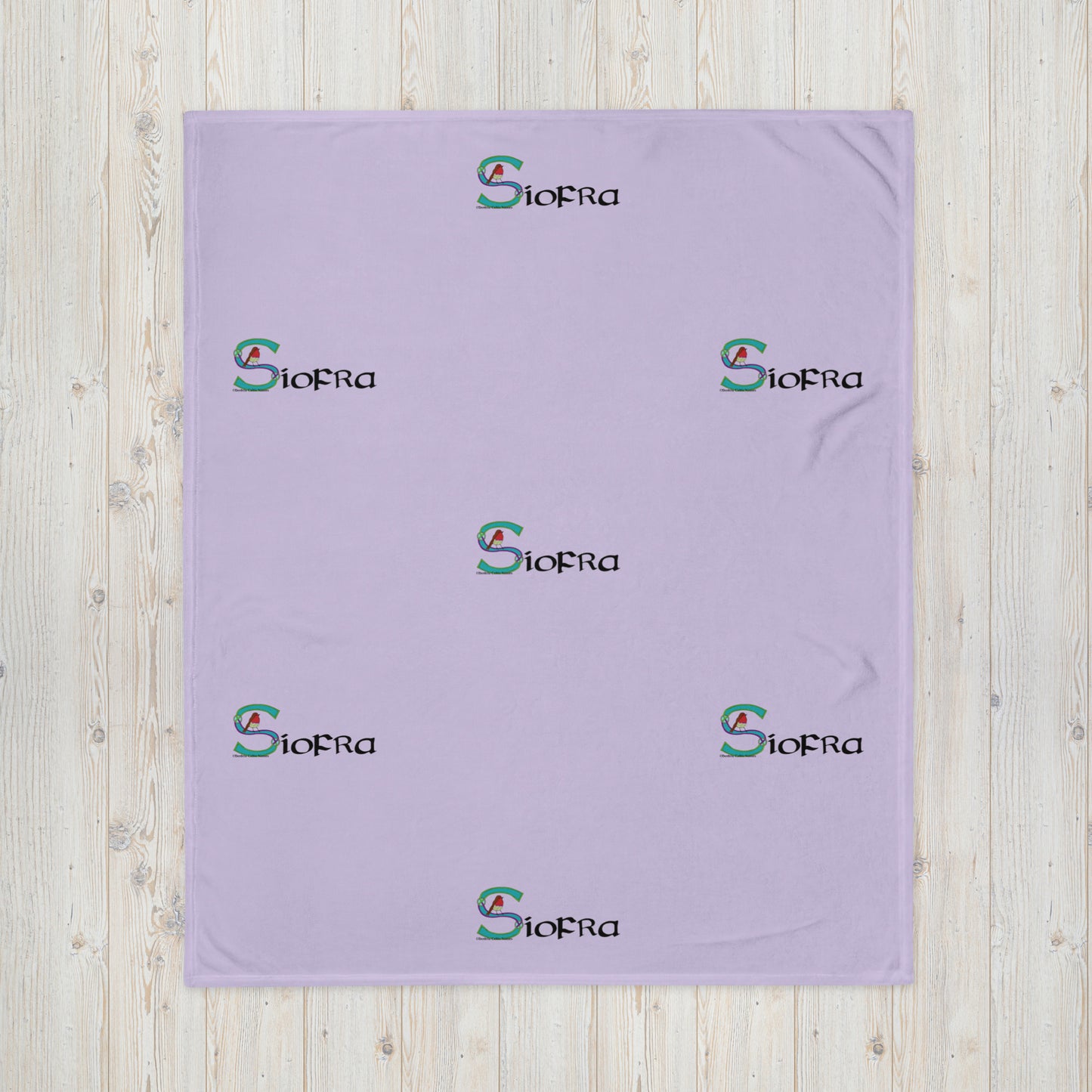 Síofra (Fay) - Personalized Blanket with Irish name Síofra