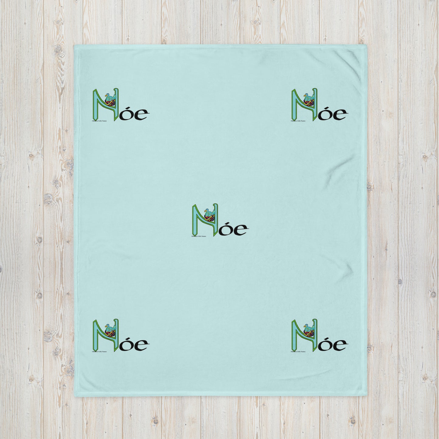 Nóe (Noah) - Personalized Blanket with Irish name Nóe