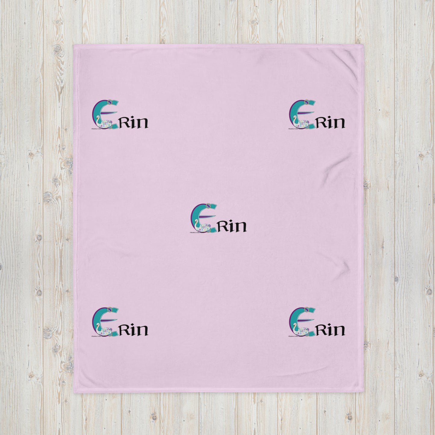 Erin - Personalized Blanket with Irish name Erin