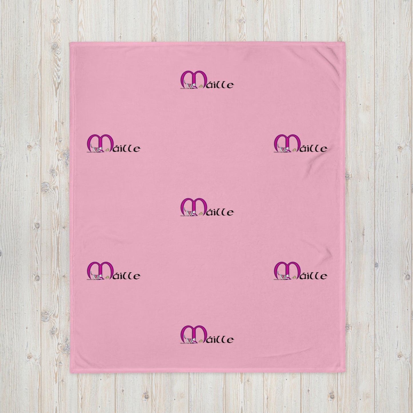 Máille (Molly) - Personalized Blanket with Irish name Máille