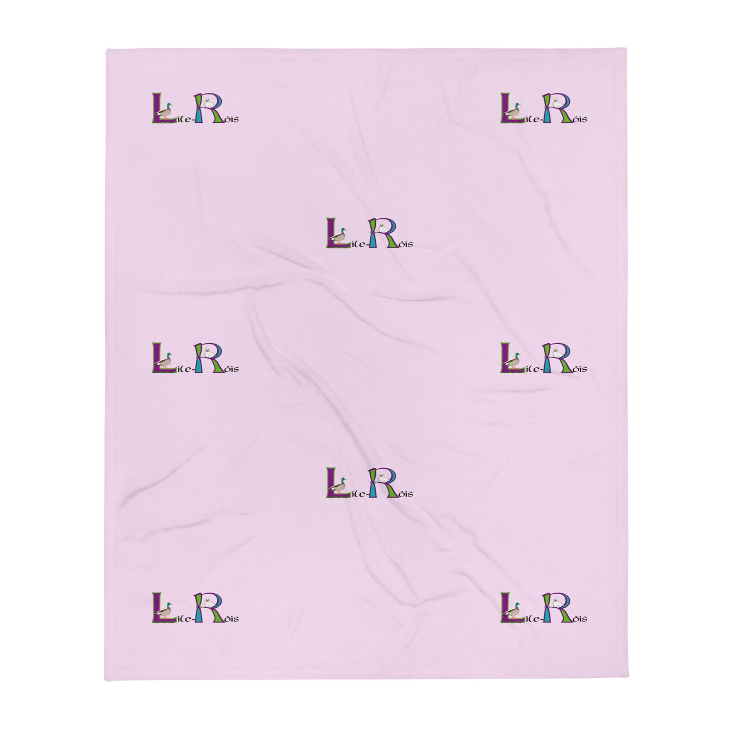 Líle-Róis (Lily-Rose) - Personalized Blanket with Irish name Líle-Róis