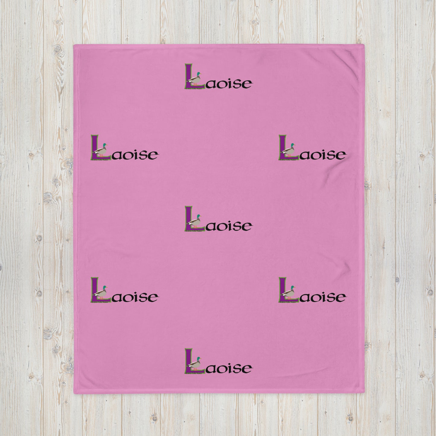Laoise (Louise) - Personalized Blanket with Irish name Laoise