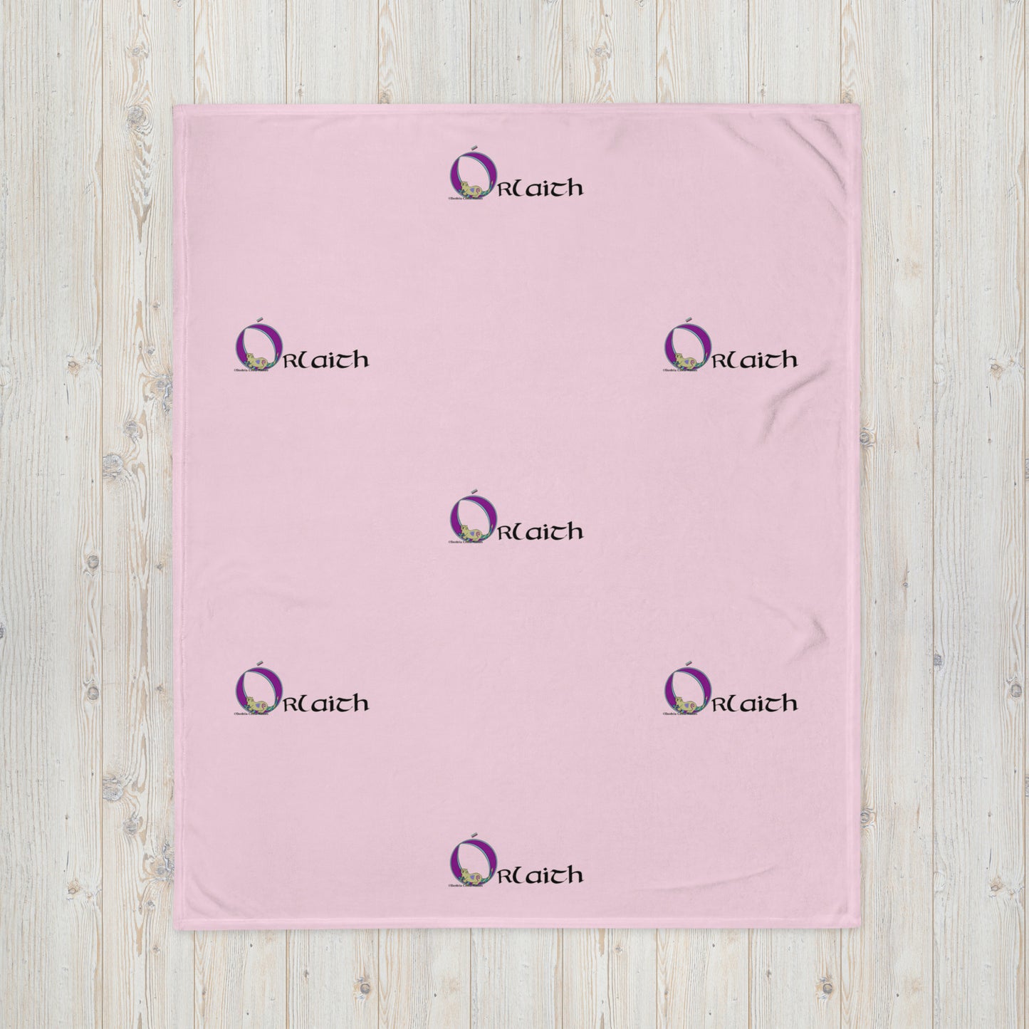 Órlaith (Orla) - Personalized Blanket with Irish name Órlaith