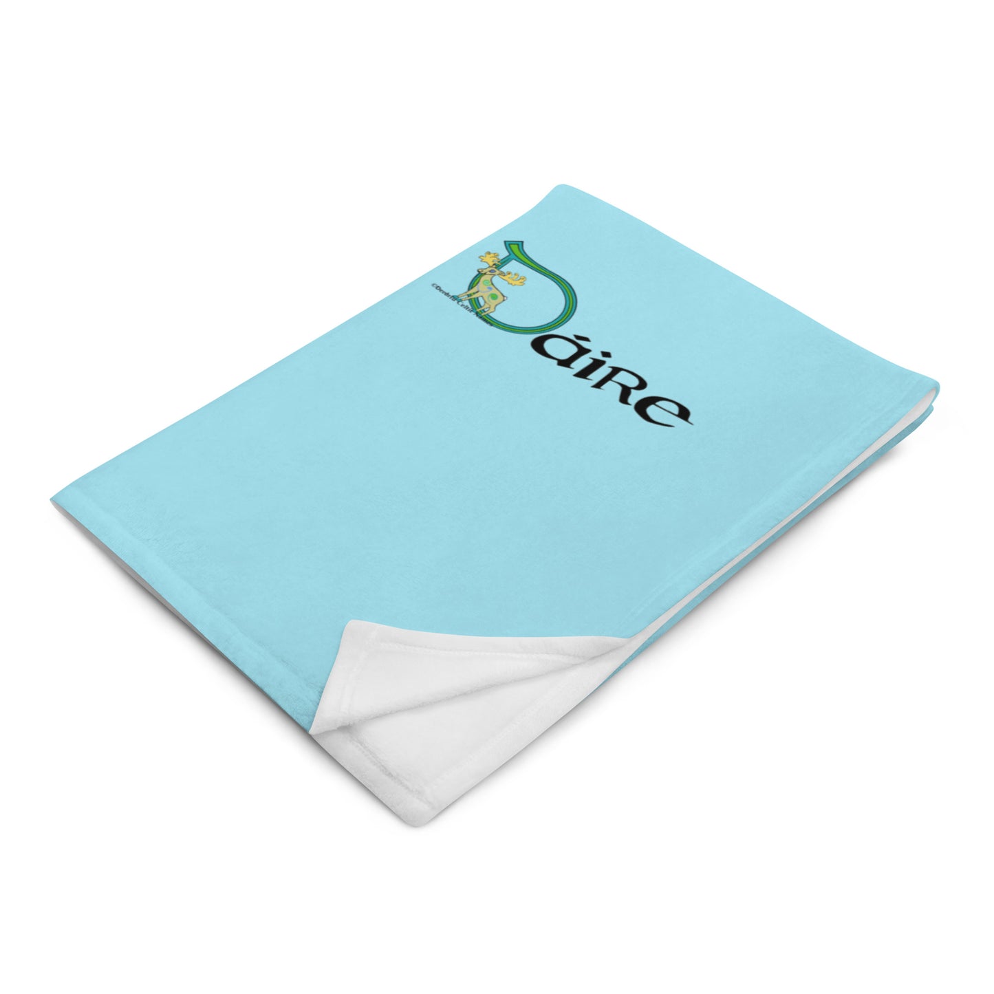 Dáire (Darragh) - Personalized Baby Blanket with Irish name Dáire