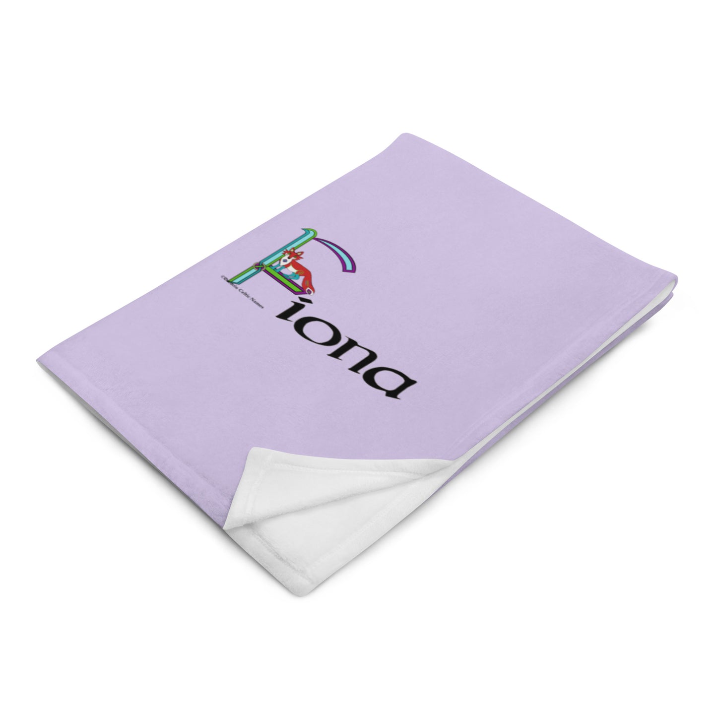 Fíona (Fiona) - Personalized Blanket with Irish name Fíona