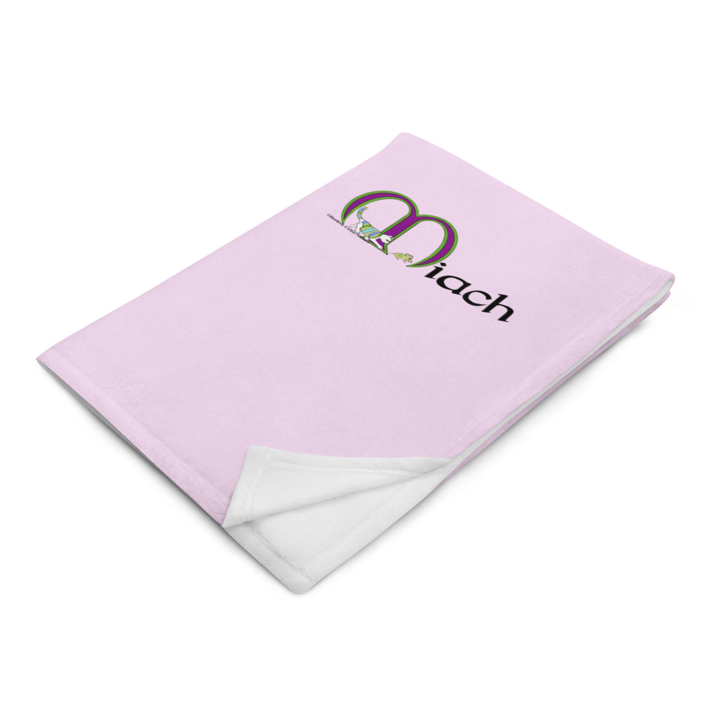 Miach (Mia) - Personalized Blanket with Irish name Miach