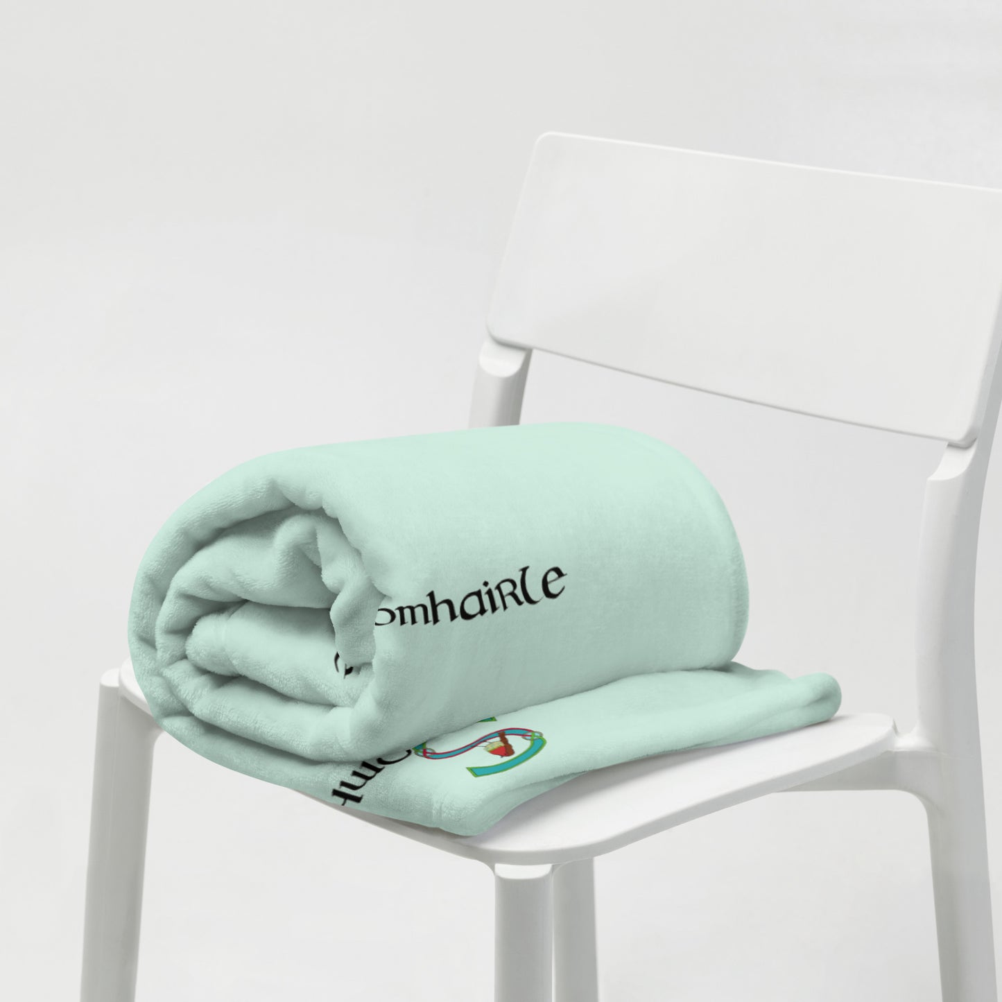 Somhairle (Samuel) - Personalized Baby Blanket with Irish name Somhairle