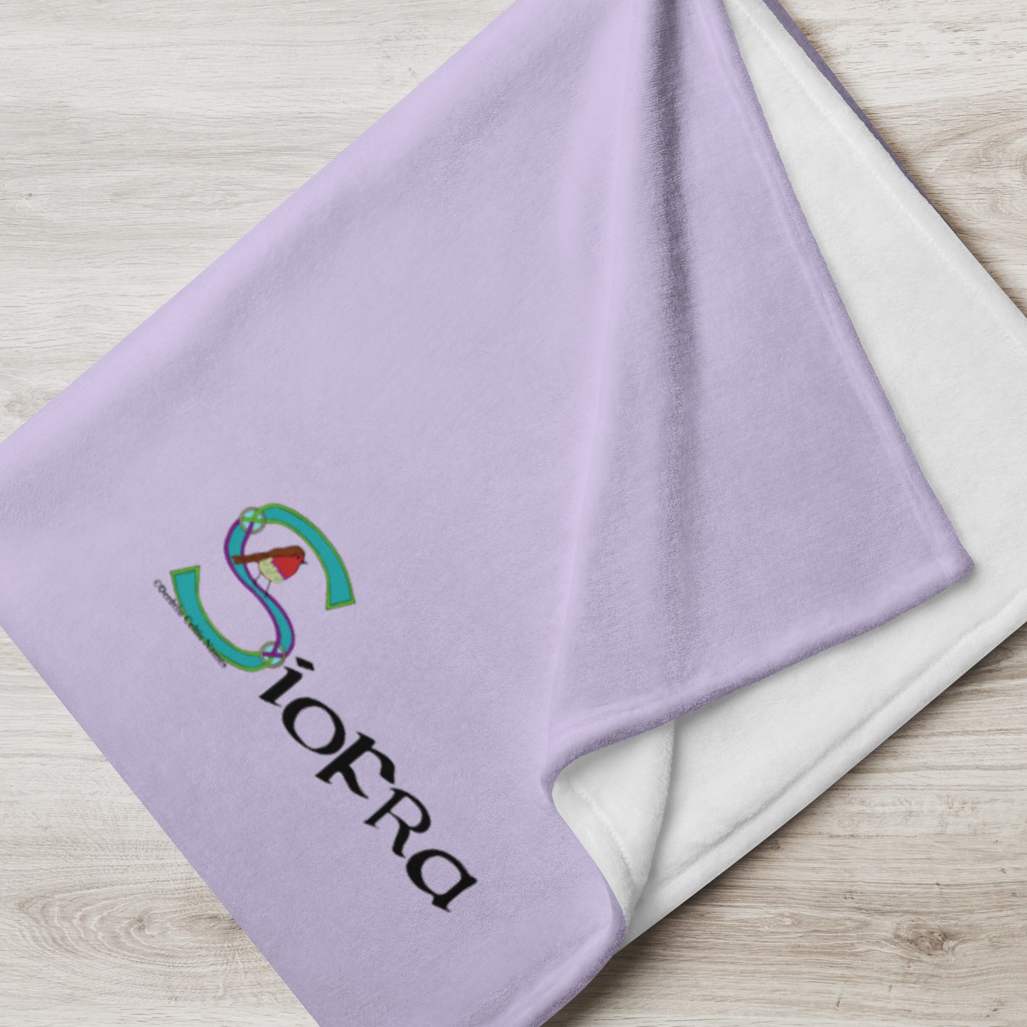 Síofra (Fay) - Personalized Blanket with Irish name Síofra