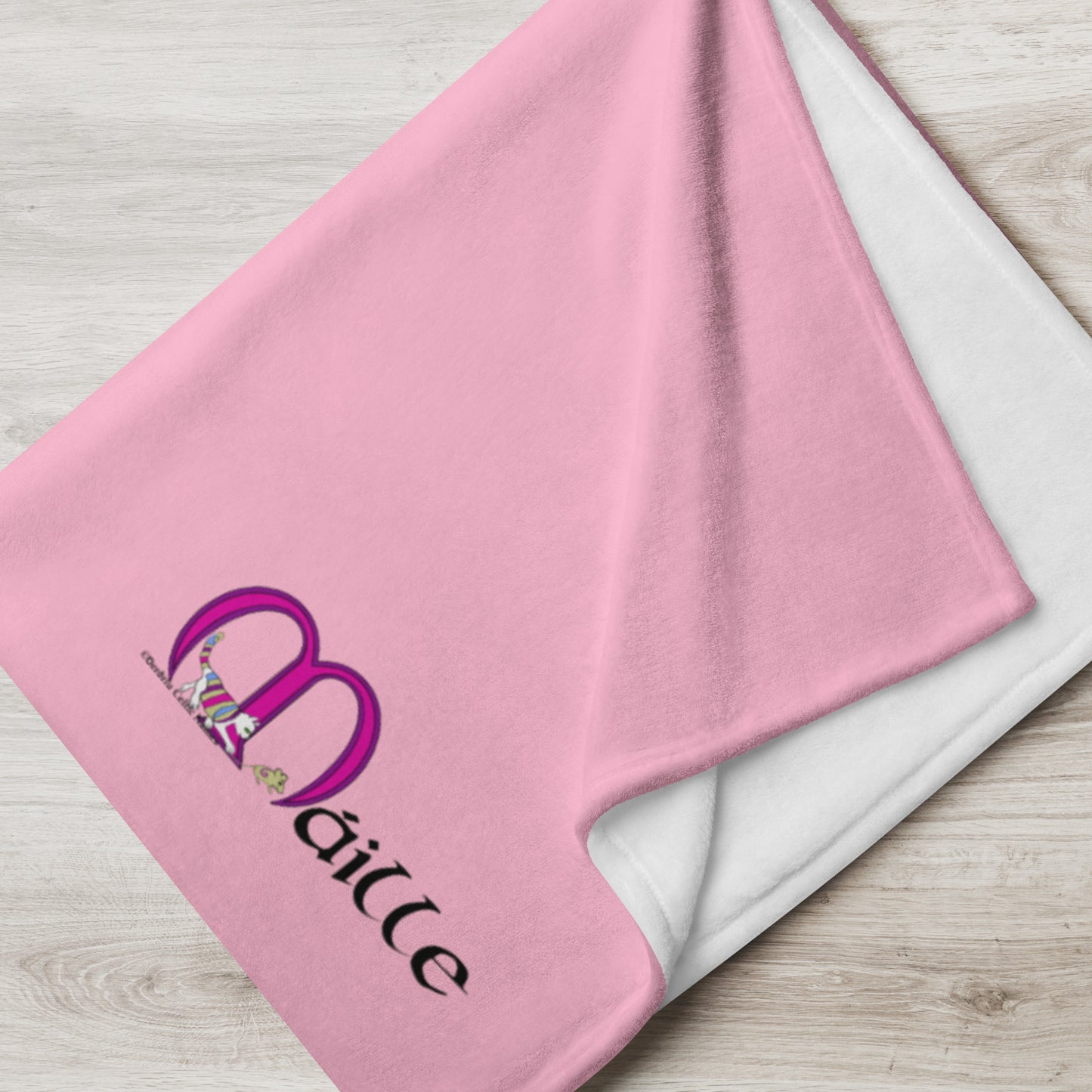 Máille (Molly) - Personalized Blanket with Irish name Máille