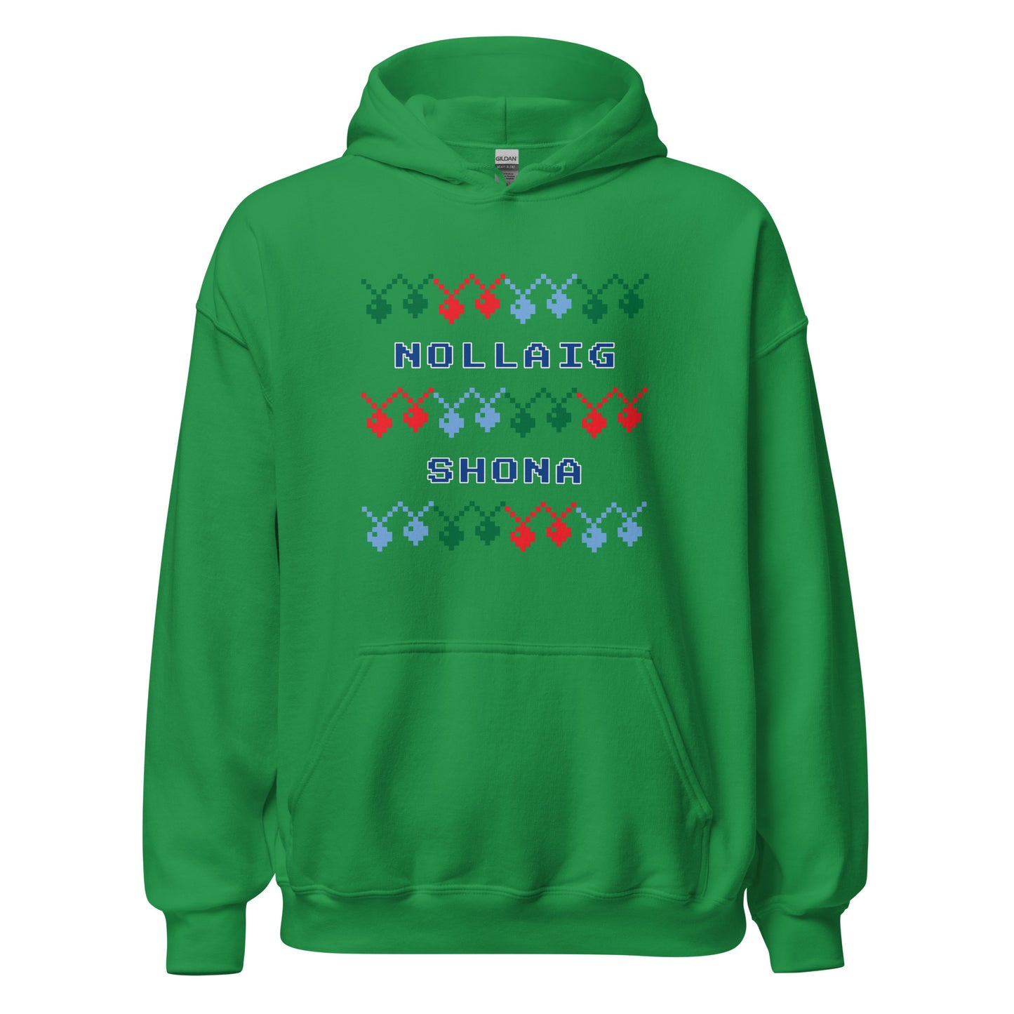 Nollaig Shona (Happy Christmas) Irish Language Unisex Christmas Hoodie