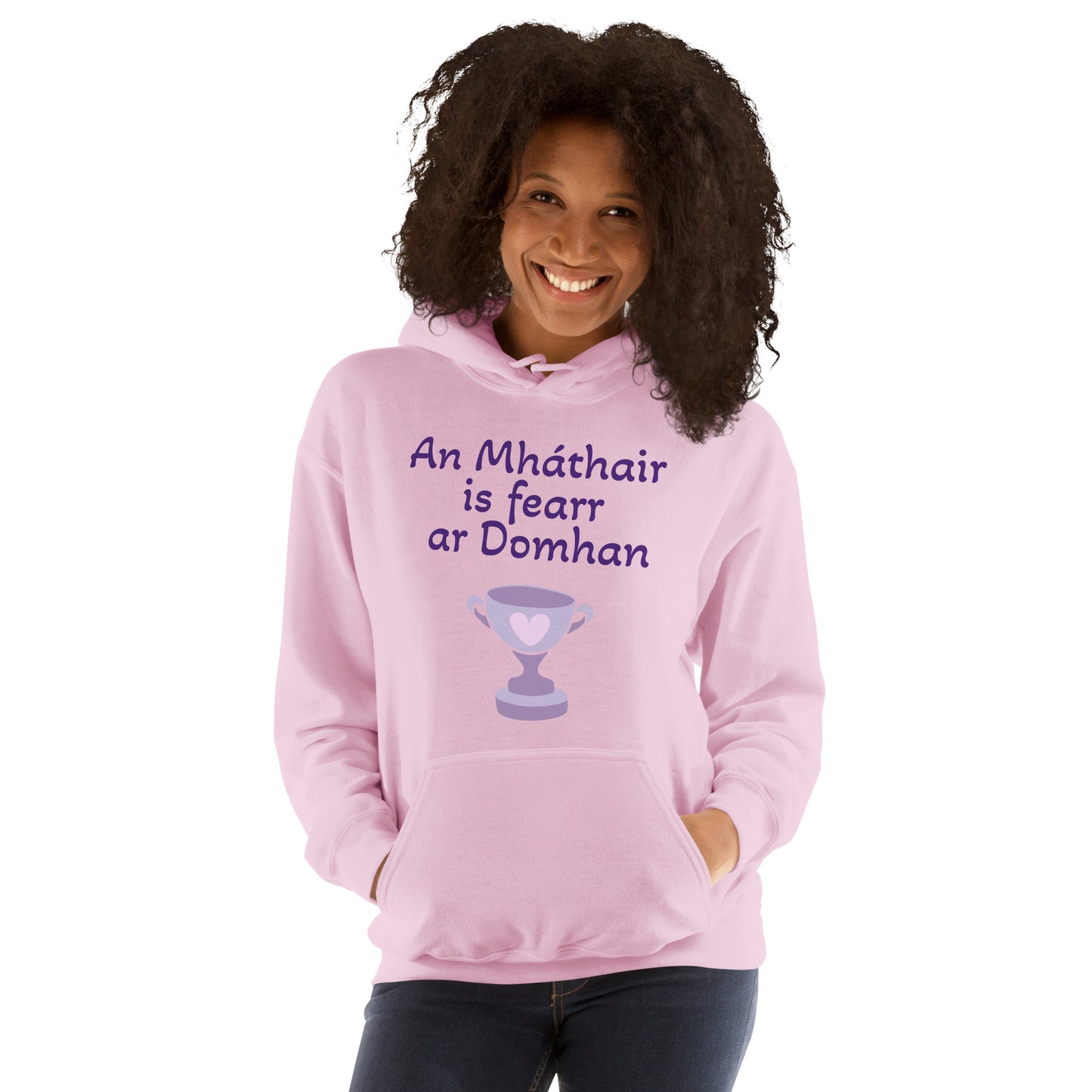 Best Mother in the World - Irish Language Mother's Day Hoodie