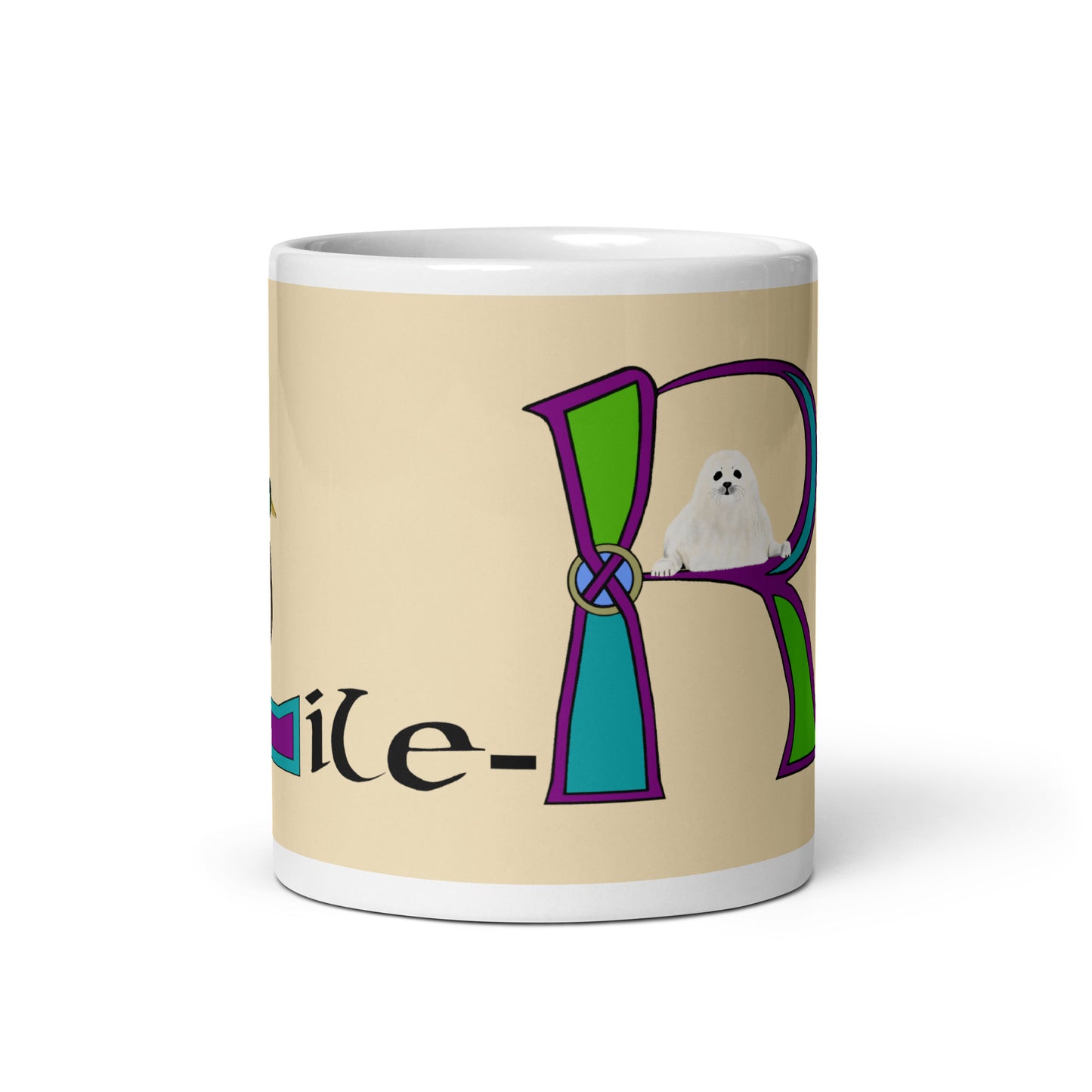 Líle-Róis (Lily-Rose) - Personalized white glossy mug with Irish name Líle-Róis (Free Shipping)