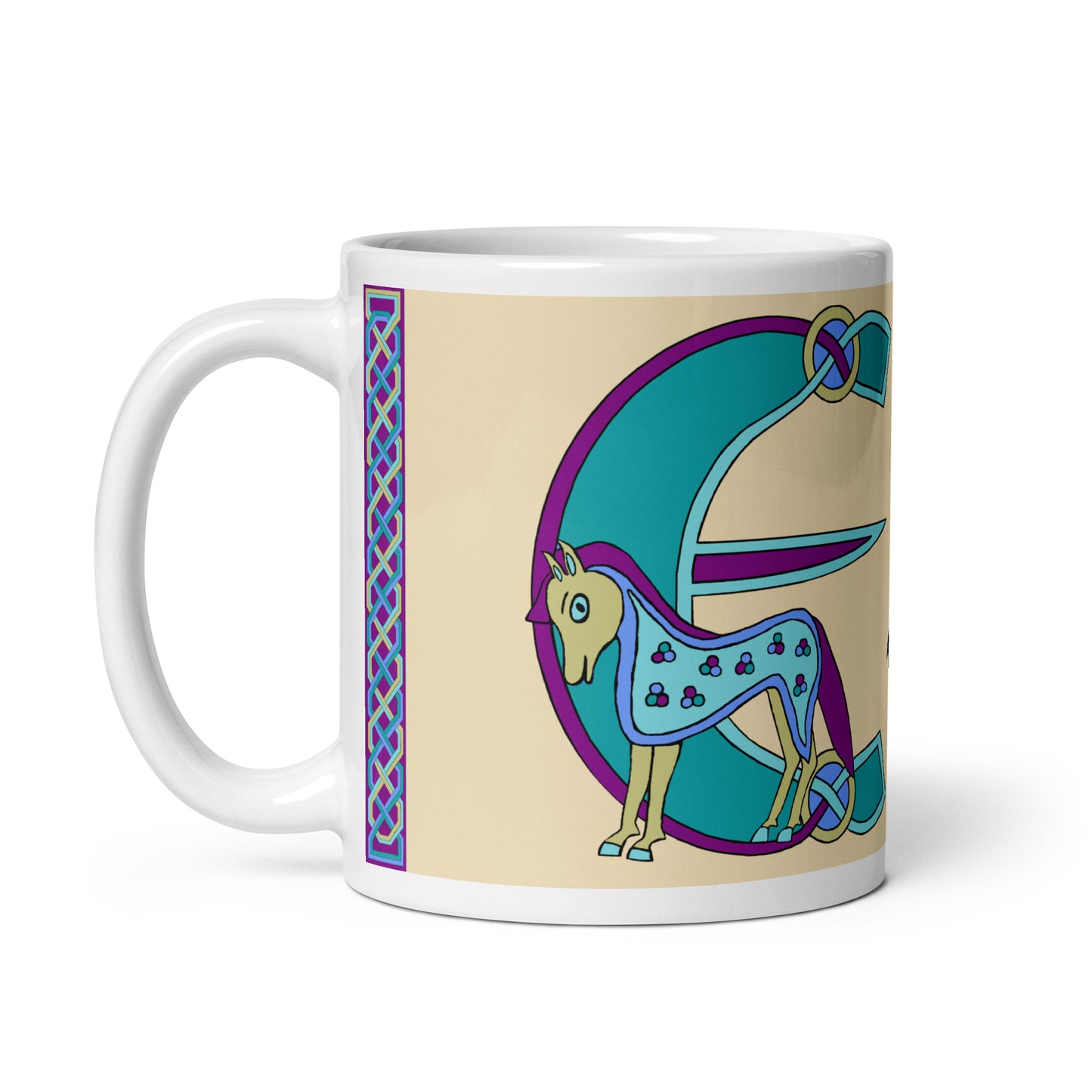 Erin - Personalized white glossy mug with the Irish name Erin (Free Shipping)