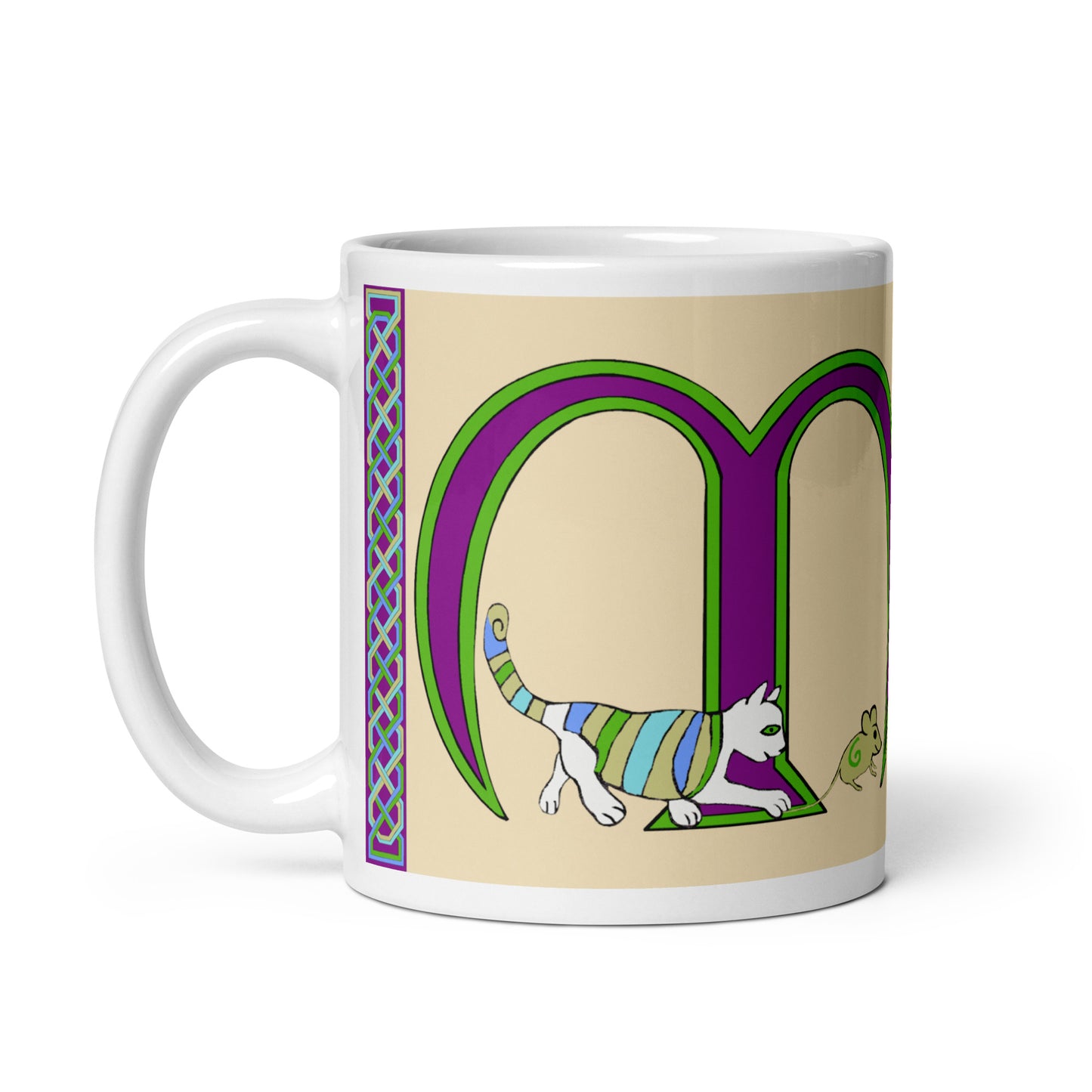 Muireann (Marnie) - Personalized white glossy mug with Irish name Muireann (Free Shipping)