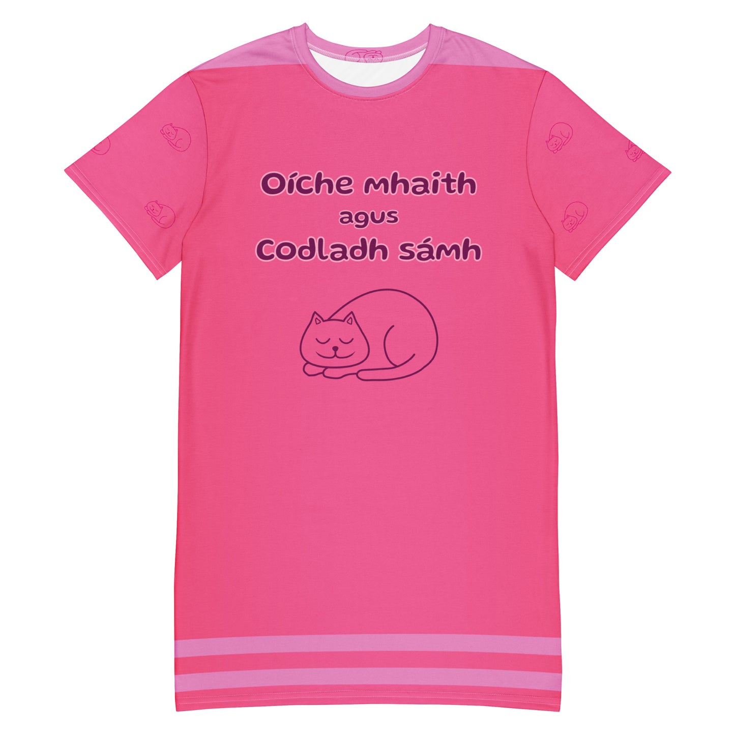 Oíche Mhaith agus Codladh Sámh (Good Night and Sleep Well) Irish Language Night Shirt