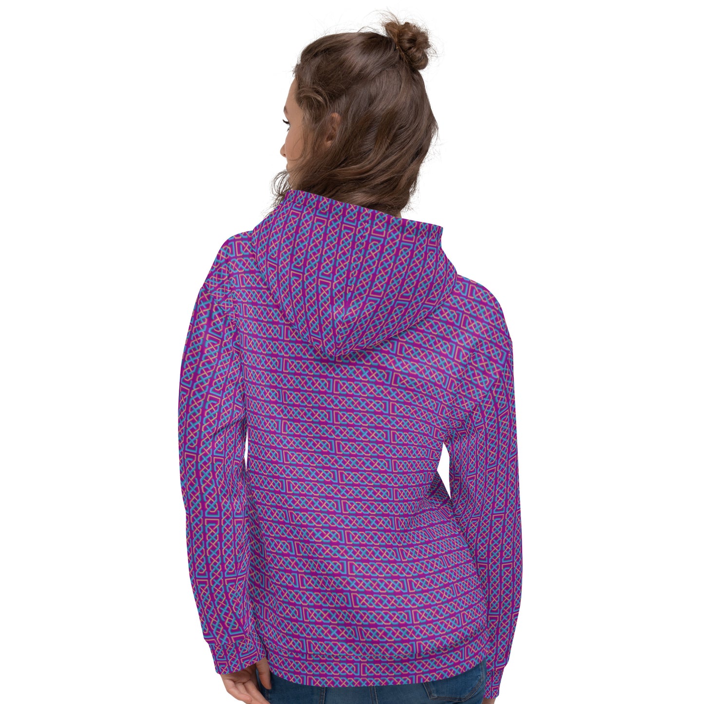 Celtic Knotwork Hoodie (Pink-Purple)