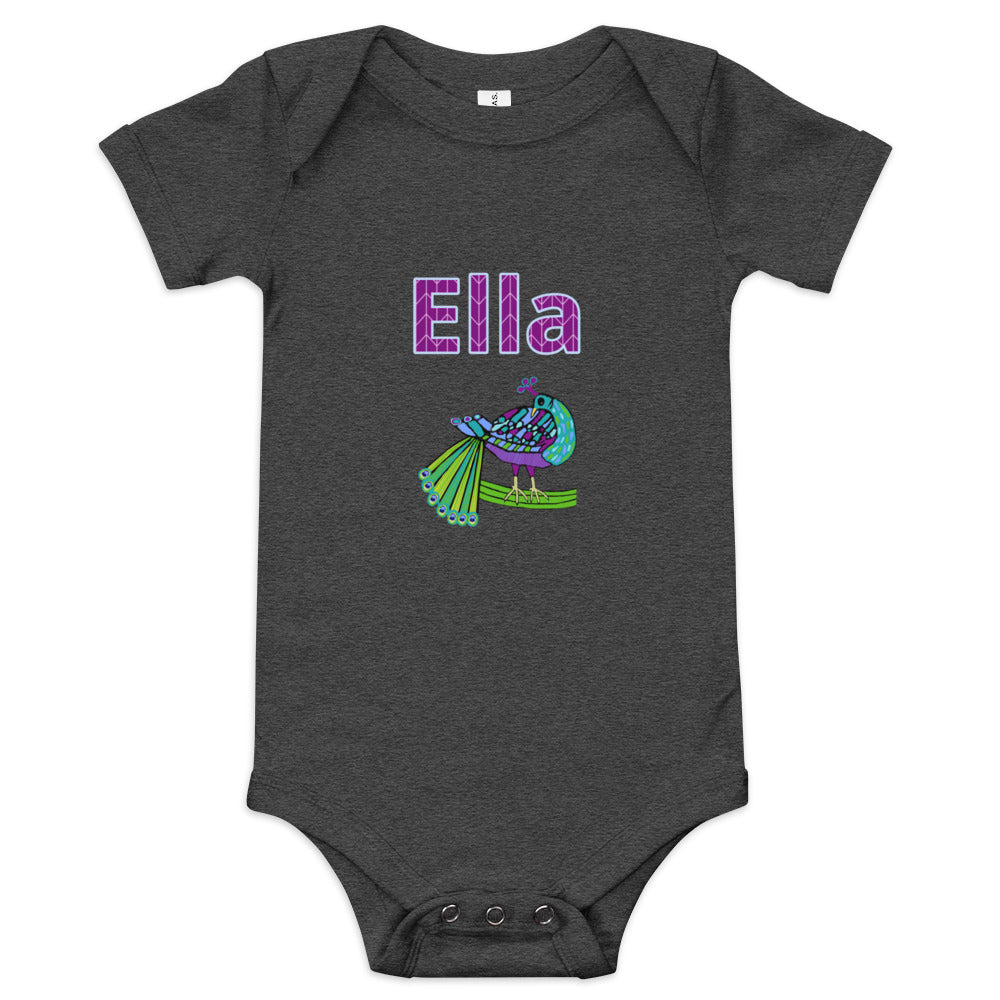 Ella Personalized Baby short sleeve one piece