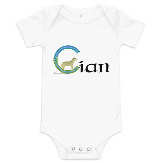 Cían (Keane) Personalized Baby short sleeve one piece