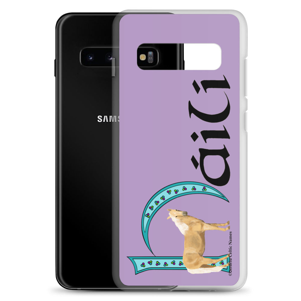 Háili (Holly) - Personalized Clear Case for Samsung® with Irish name Háili