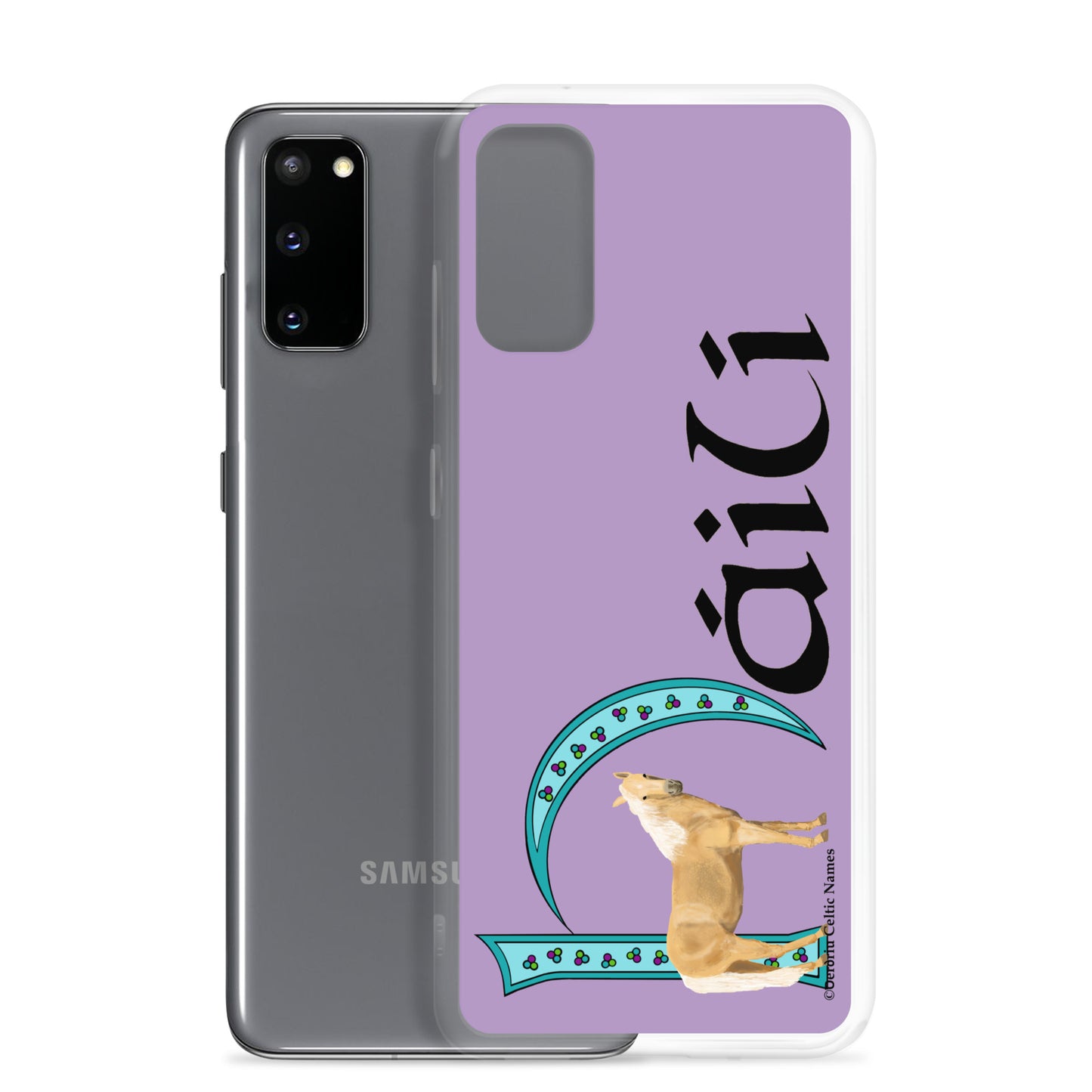 Háili (Holly) - Personalized Clear Case for Samsung® with Irish name Háili