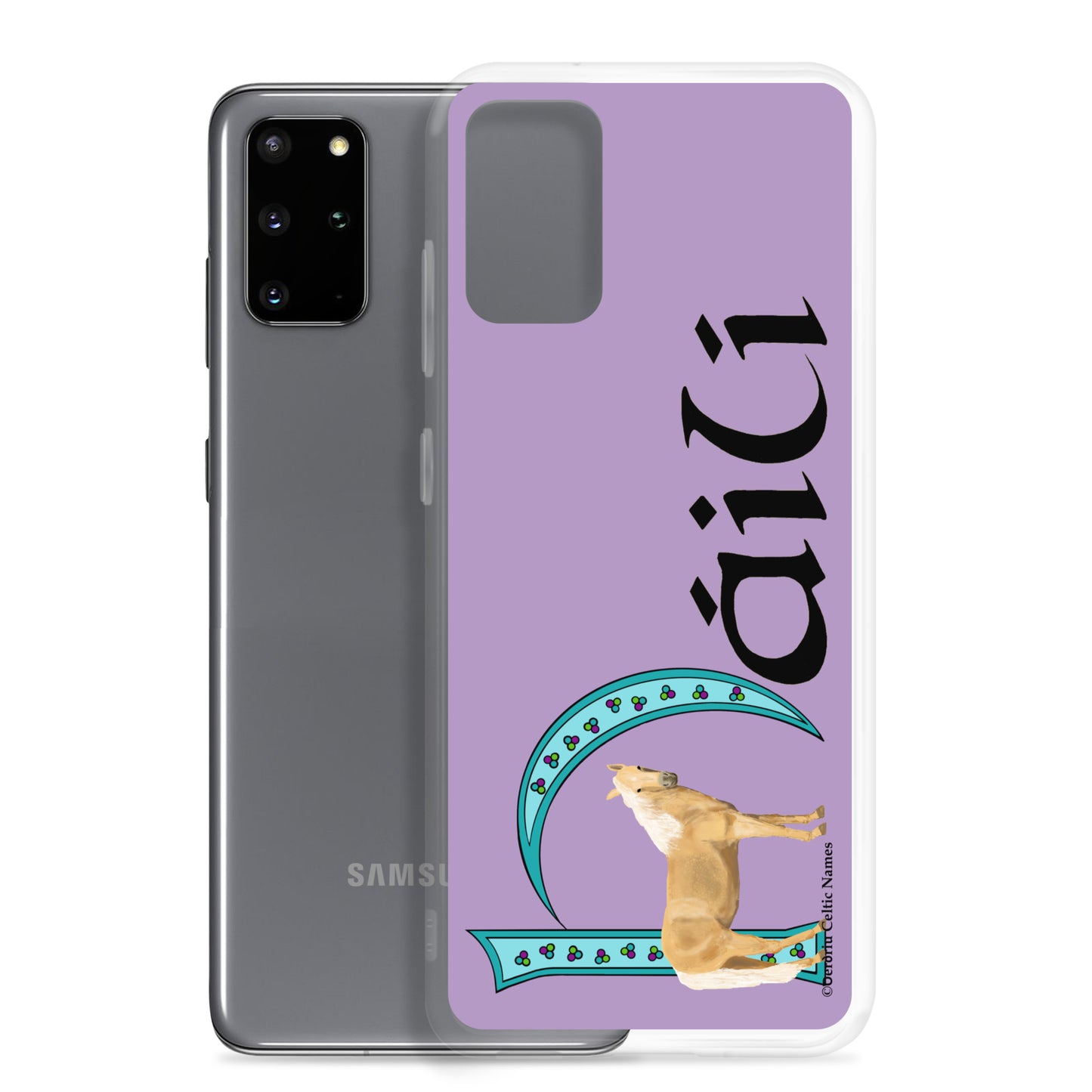 Háili (Holly) - Personalized Clear Case for Samsung® with Irish name Háili