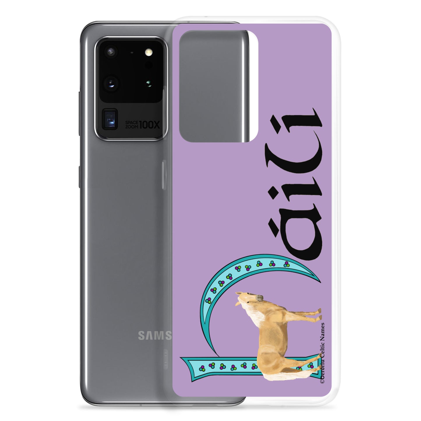 Háili (Holly) - Personalized Clear Case for Samsung® with Irish name Háili