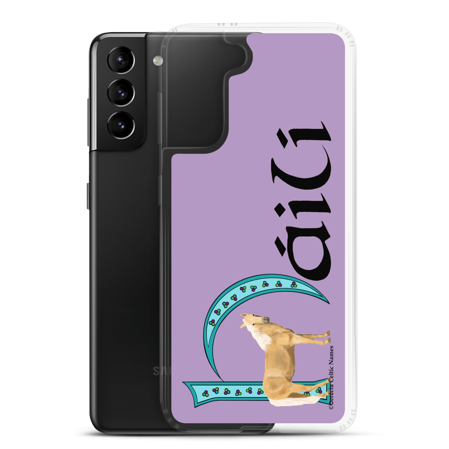 Háili (Holly) - Personalized Clear Case for Samsung® with Irish name Háili