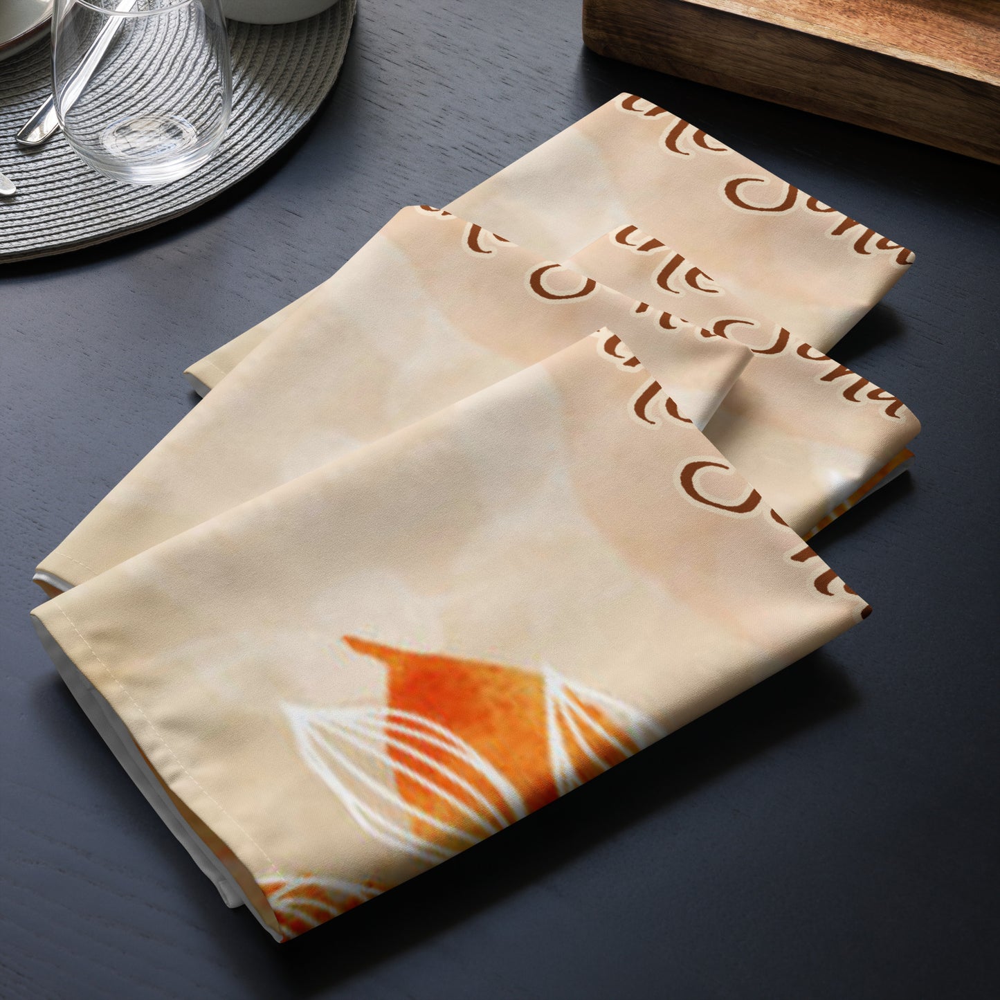 Lá Altaithe Sona (Happy Thanksgiving) Irish Language Cloth Napkin Set