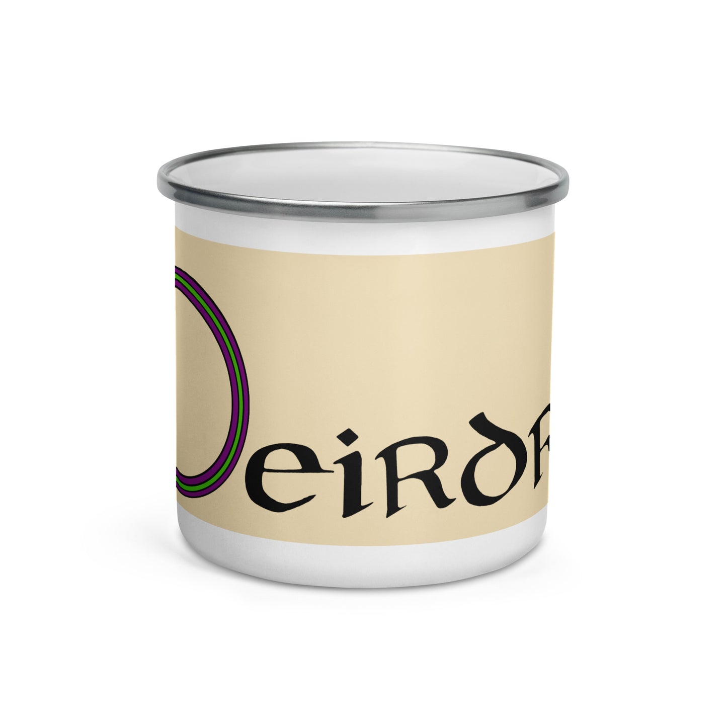 Deirdre - Personalized Enamel Mug with Irish name Deirdre