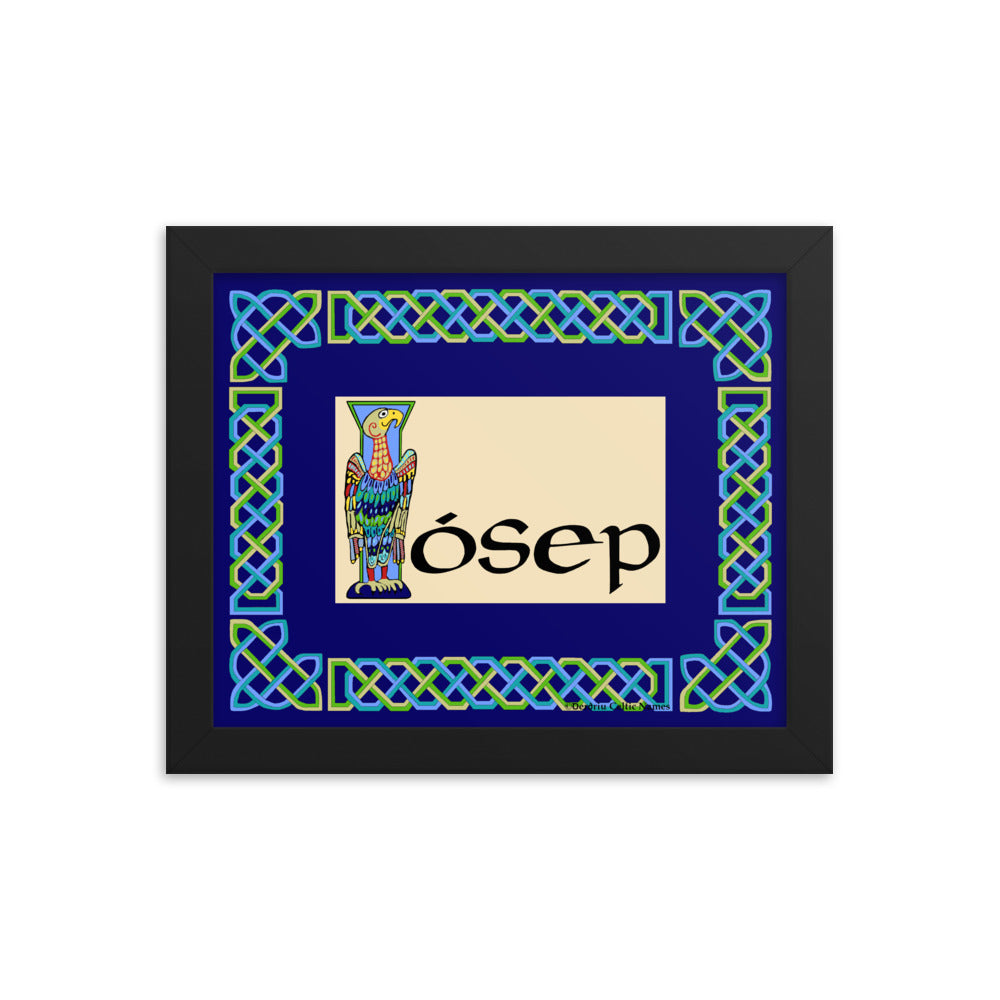 Iósep (Joseph) - Personalized framed poster