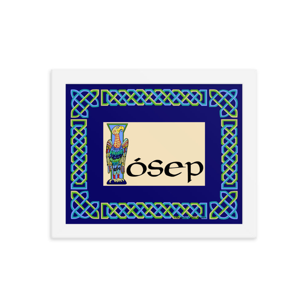 Iósep (Joseph) - Personalized framed poster