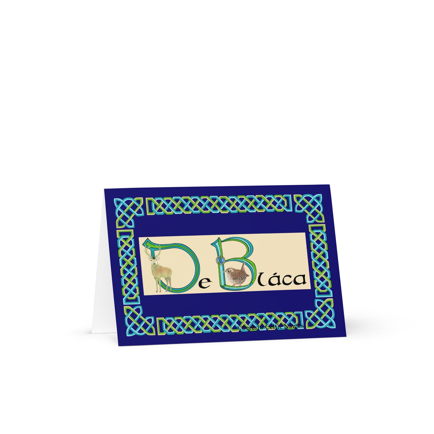 De Bláca (Blake) Personalized Irish Language Birthday Card