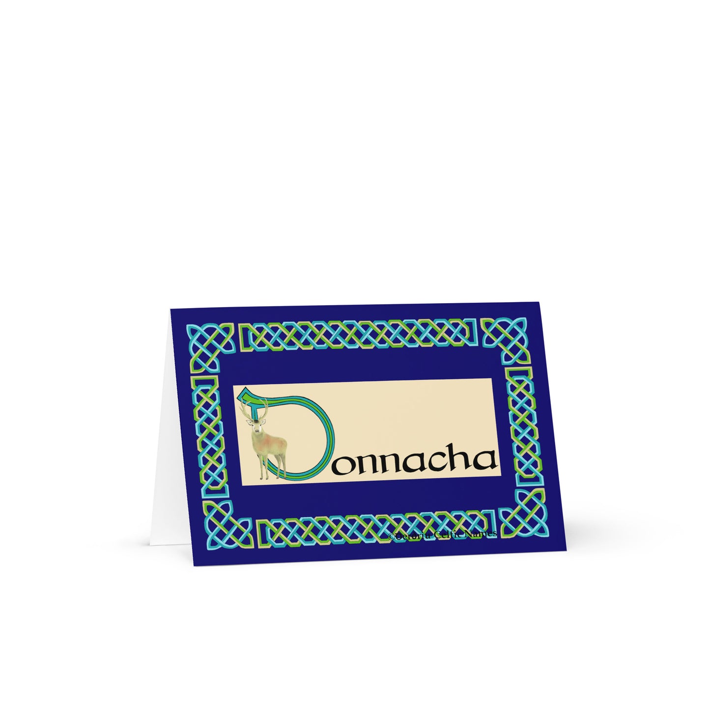 Donnacha (Denis) Personalized Irish Language Birthday Card