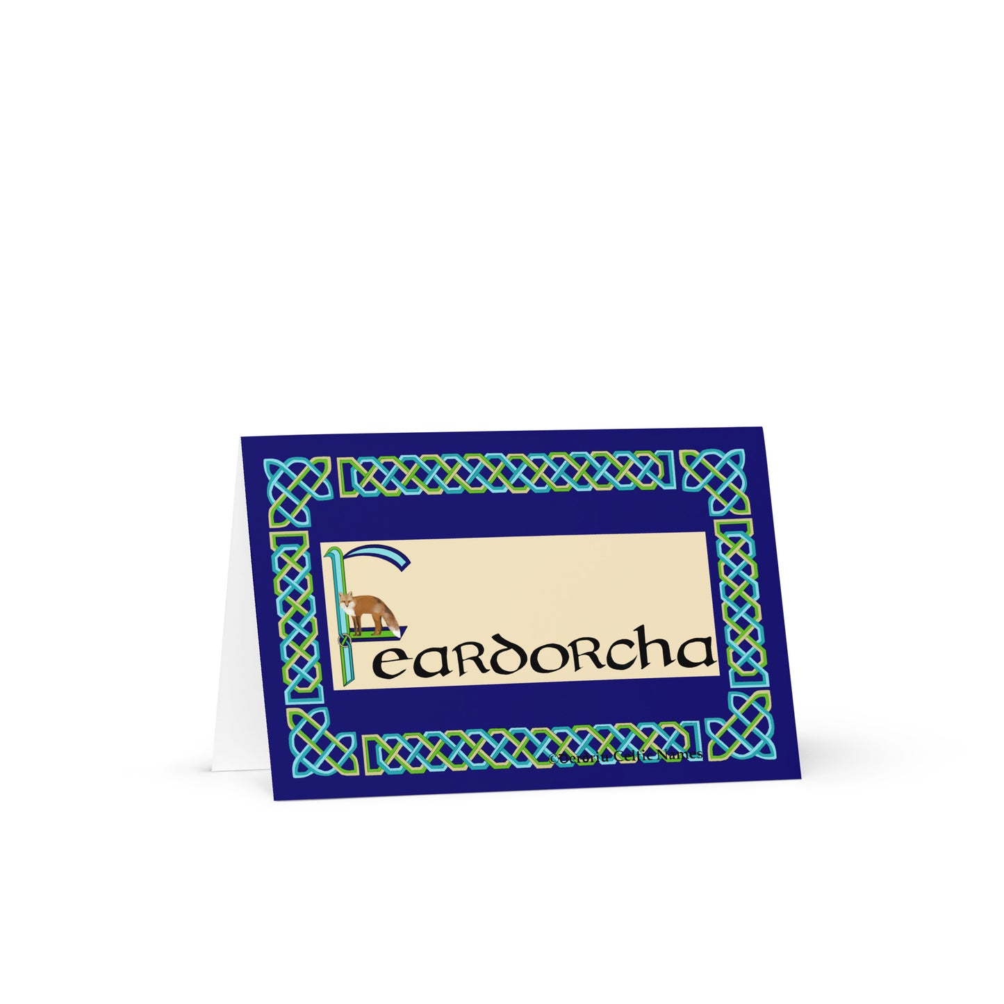 Feardorcha (Freddie) Personalized Irish Language Birthday Card