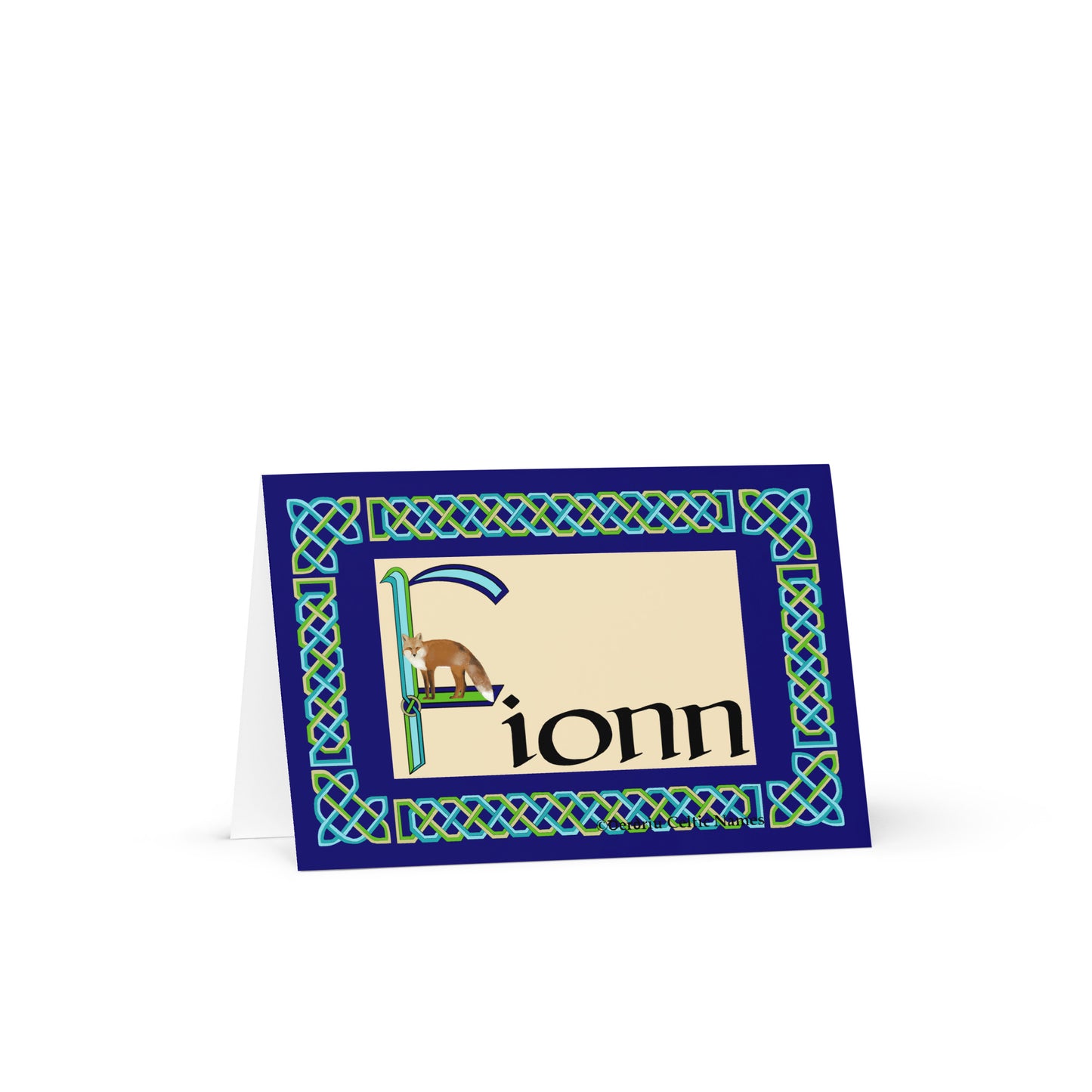 Fionn (Finn) Personalized Irish Language Birthday Card