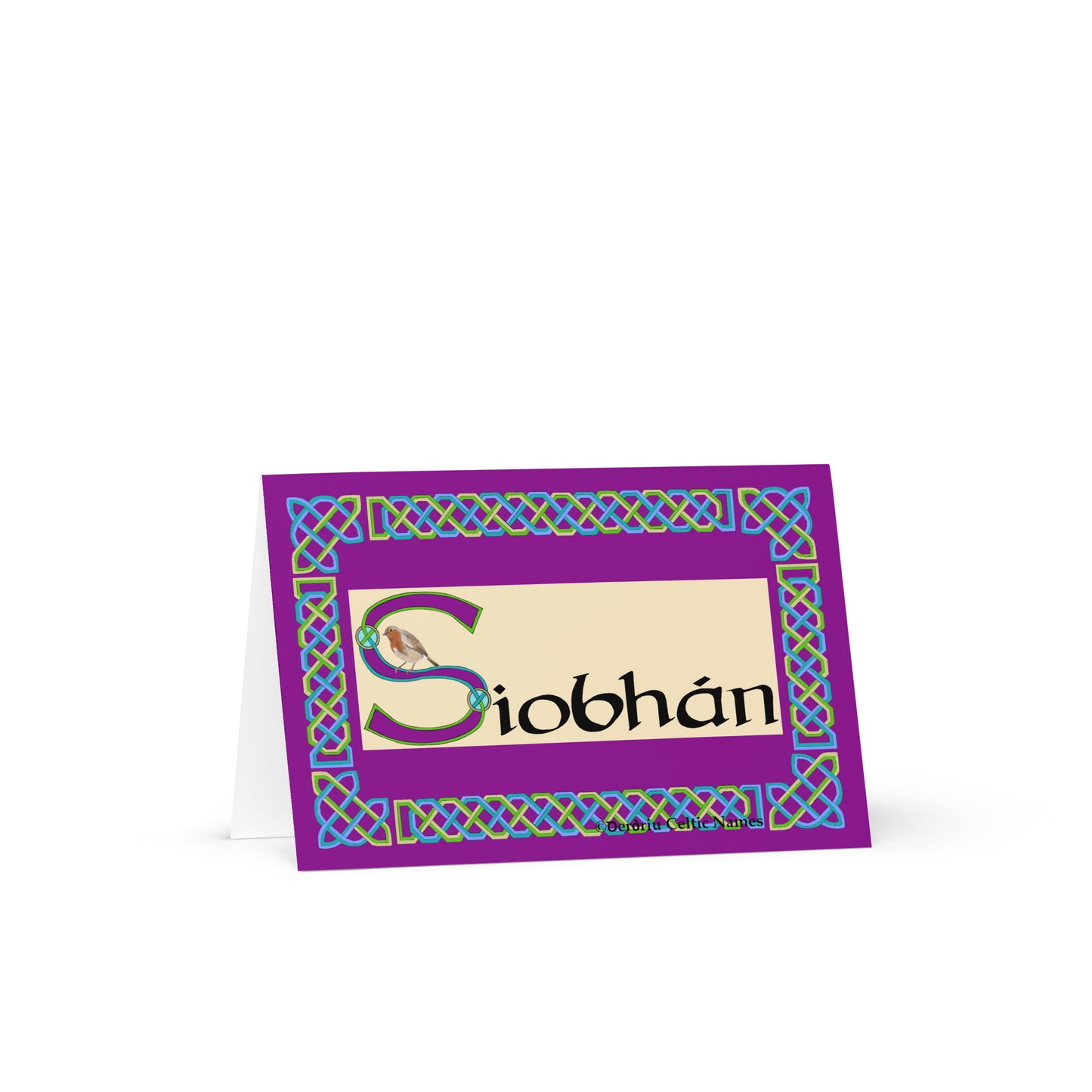 Siobhán (Hannah, Joanne) Personalized Irish Language Birthday Card