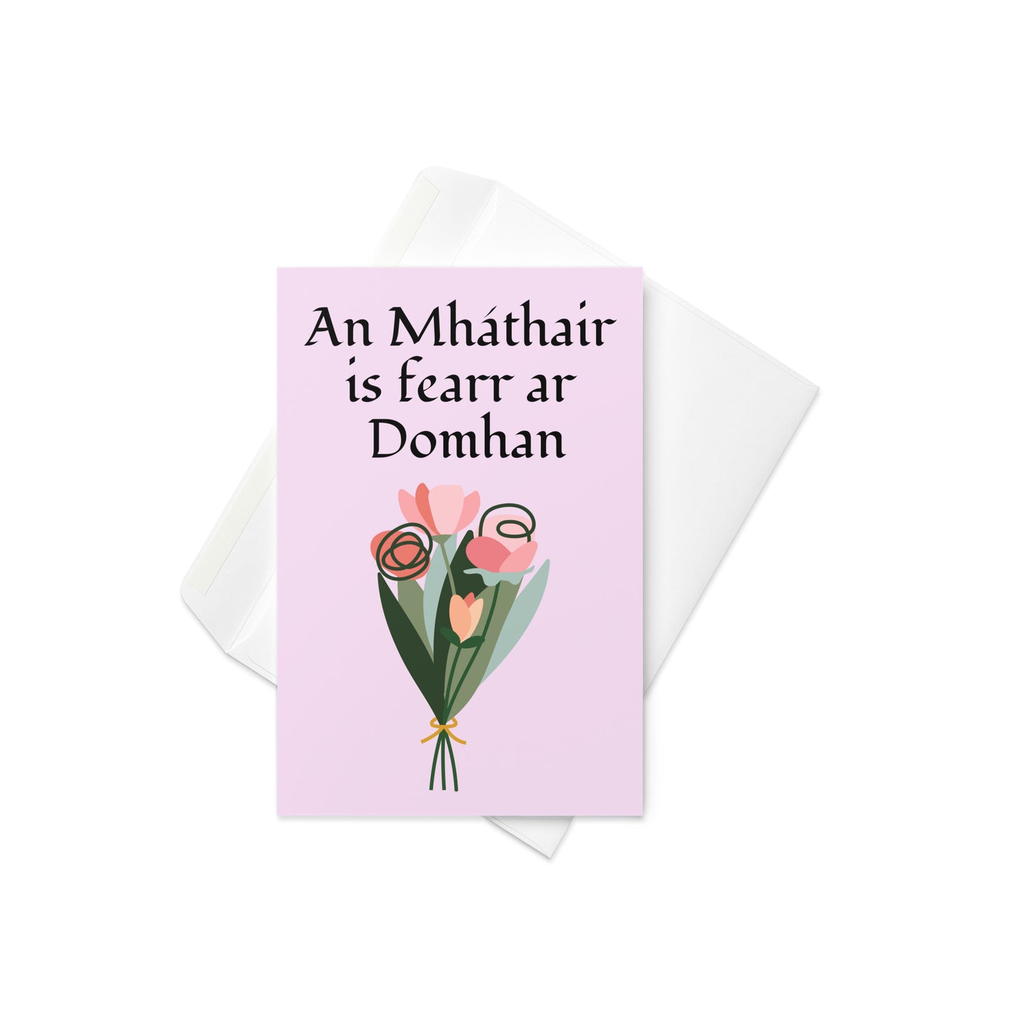 Best Mother in the World - Irish Language Mother's Day Card