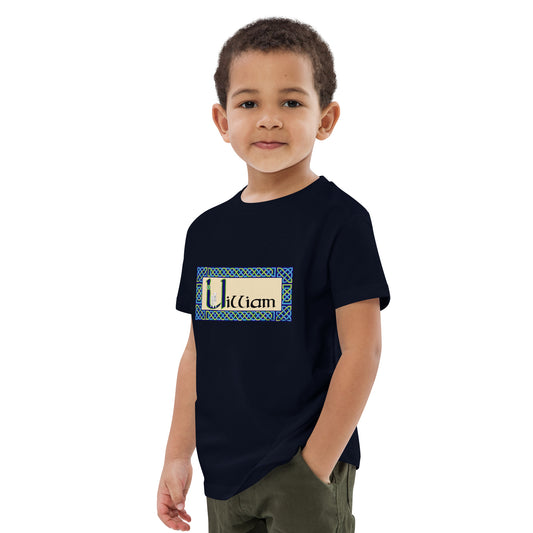 Uilliam (Liam) - Personalized Organic Cotton Kids T-shirt with Irish Name Uilliam
