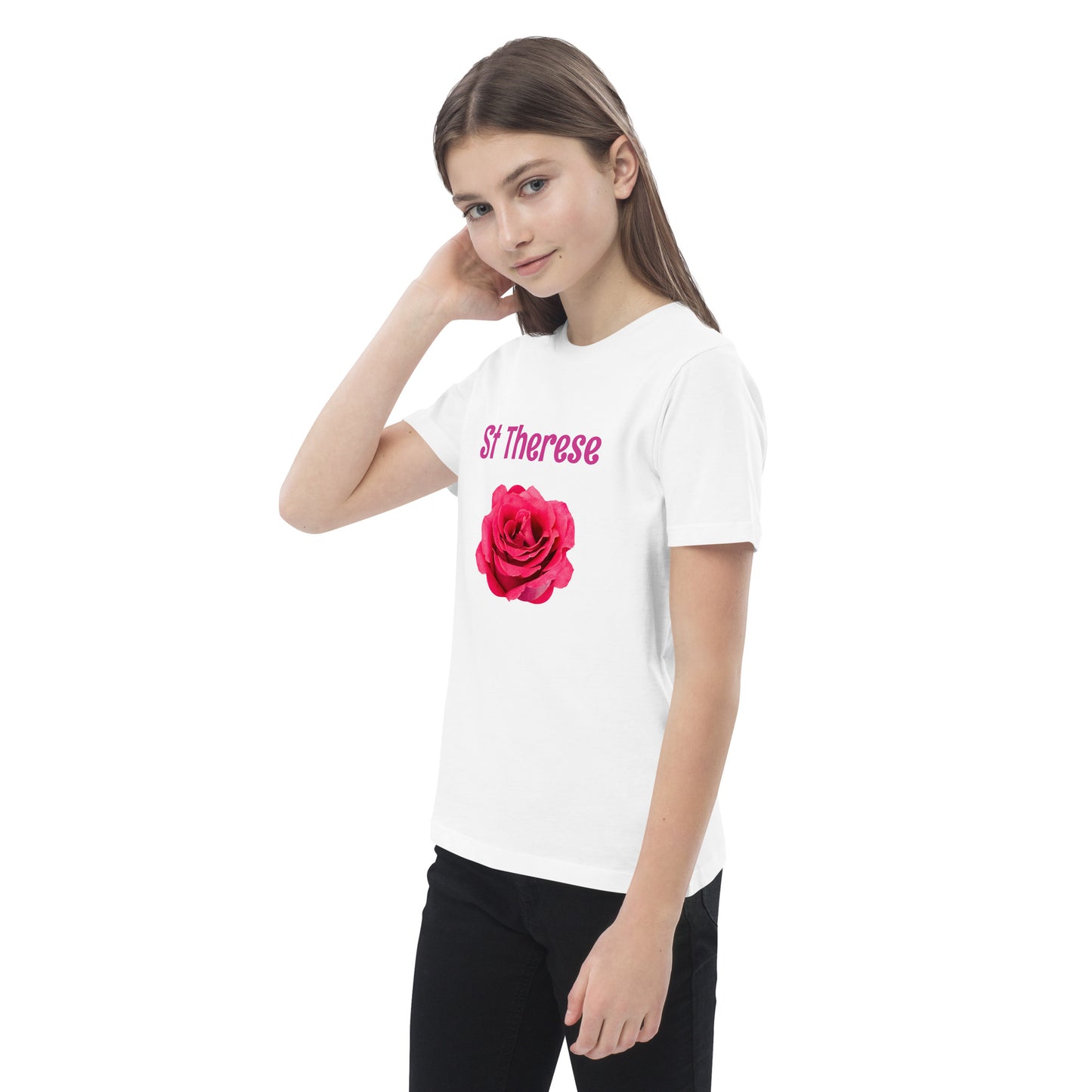 St Therese Organic Cotton Kids T-shirt