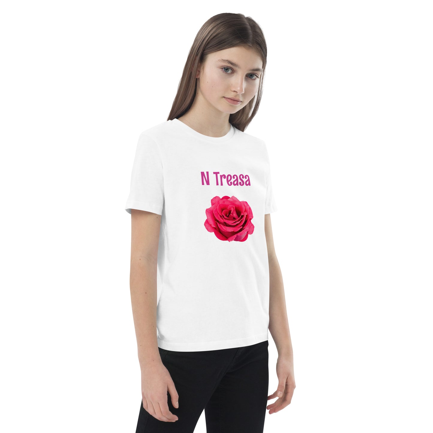 N Treasa (St Therese) Irish Language Organic Cotton Kids T-shirt