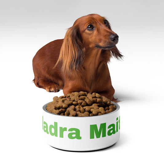Madra Maith (Good Dog) - Personalized Irish Language Pet bowl