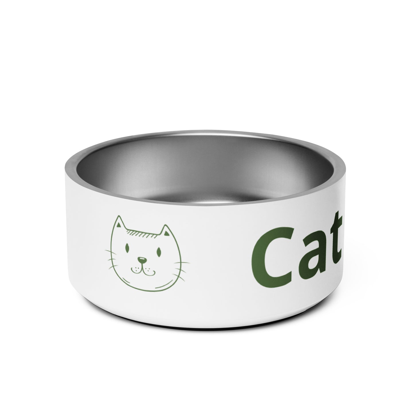 Cat Cliste (Clever Cat) - Personalized Irish Language Pet bowl