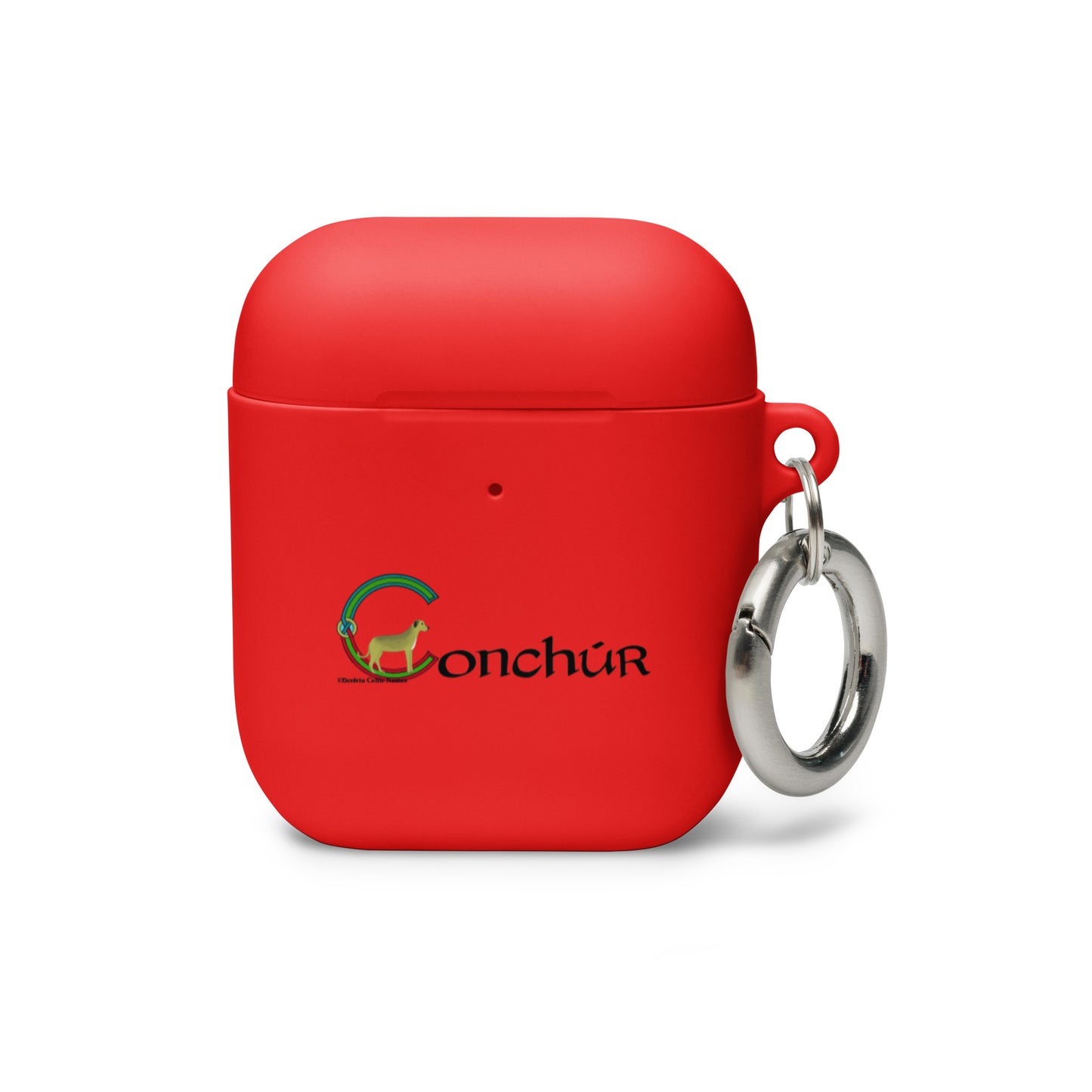 Conchúr (Conor) - Personalized Rubber Case for AirPods® with Irish name Conchúr