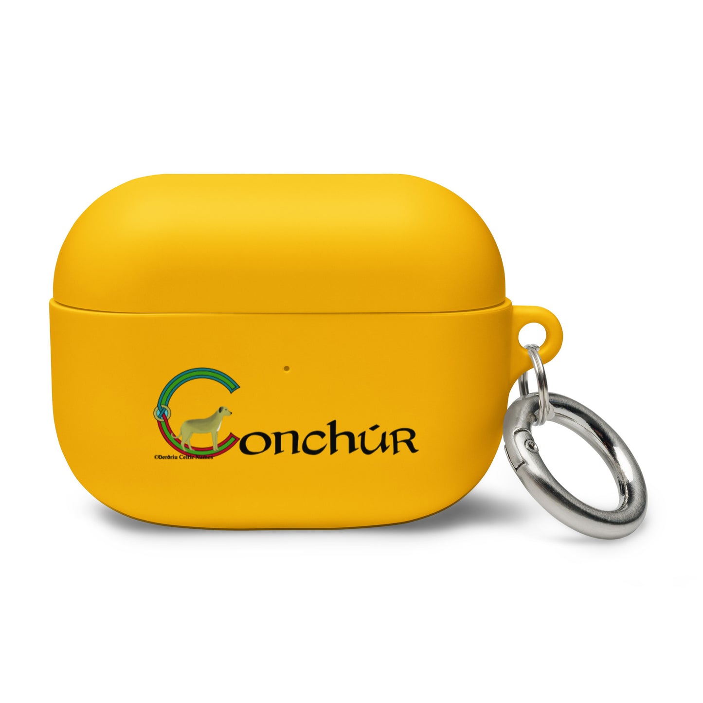 Conchúr (Conor) - Personalized Rubber Case for AirPods® with Irish name Conchúr