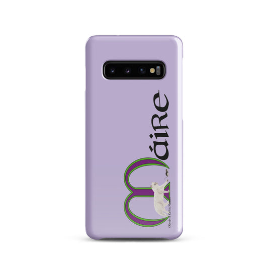 Máire (Maya) - Personalized Snap Case for Samsung® with Irish name Máire